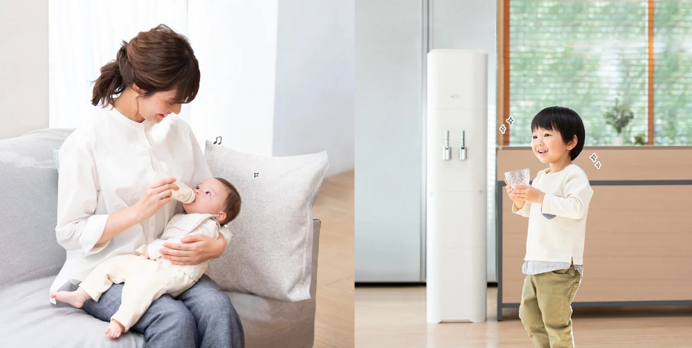 親子でウォーターサーバー