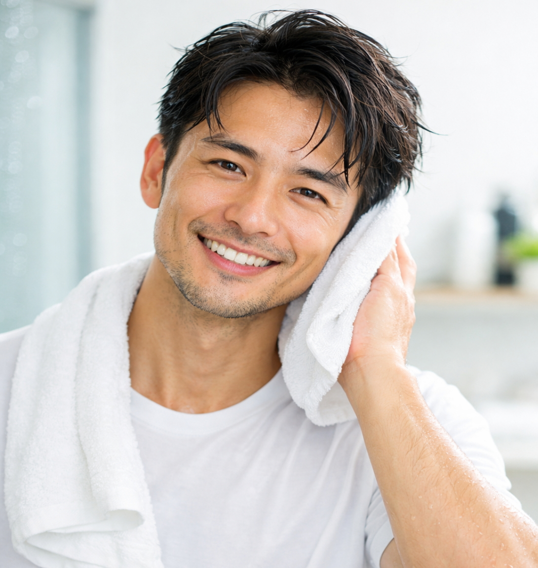 洗い上がりの清潔感イメージ